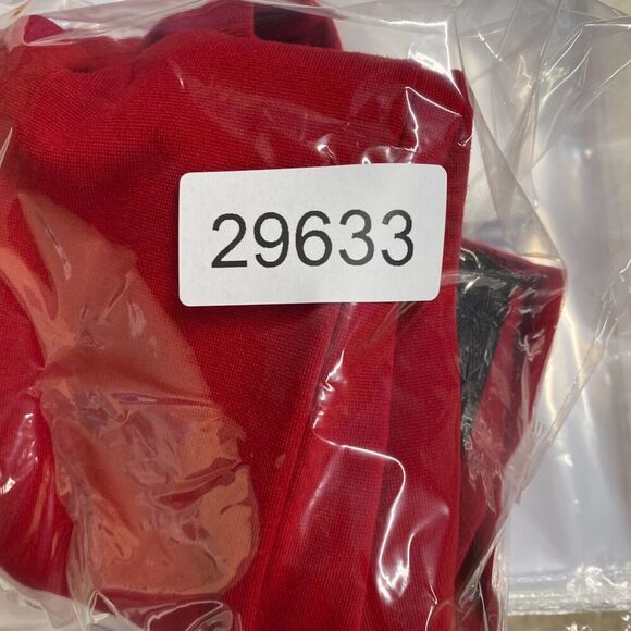 Cache Skirt Women 14 Red A-Line Midi Zipper Mid Rise Lined Rayon Casual Solid - Picture 8 of 8